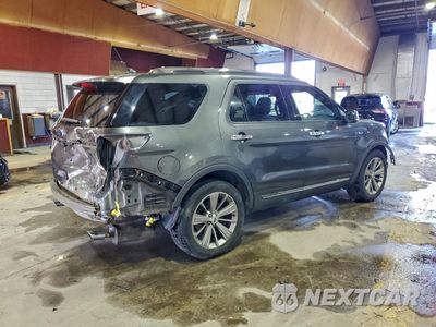 Trzecie zdjęcie samochodu z tyłu: 2018 FORD EXPLORER LIMITED VIN:1FM5K7F82JGB91382 - miniatura