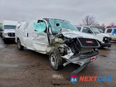 Czwarte zdjęcie samochodu z boku: 2021 GMC SAVANA G2500 UTILITY / SERVICE VAN VIN:1GTW7BFP8M1173769 - miniatura