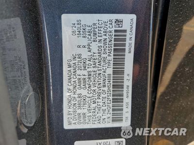 Zdjęcie 12 z 14 samochodu: 2025 HONDA CIVIC SPORT VIN:2HGFE2F52SH524888 - miniatura