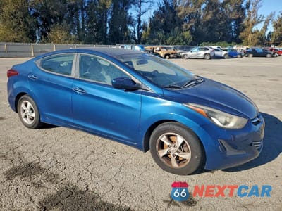Czwarte zdjęcie samochodu z boku: 2014 HYUNDAI ELANTRA SE VIN:KMHDH4AE4EU197021 - miniatura