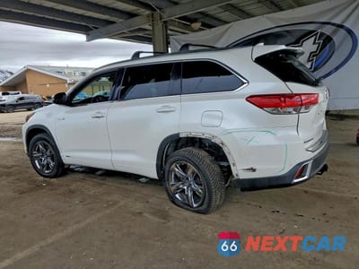 Drugie zdjęcie samochodu z przodu: 2017 TOYOTA HIGHLANDER HYBRID LIMITED PLATINUM VIN:5TDDGRFH7HS024786 - miniatura