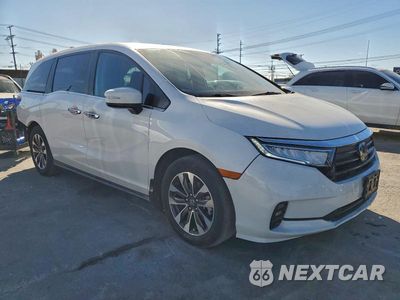 Czwarte zdjęcie samochodu z boku: 2024 HONDA ODYSSEY EXL VIN:5FNRL6H62RB035731 - miniatura