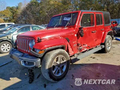 2021 JEEP WRANGLER UNLIMITED SAHARA 1C4HJXENXMW624114 - główne zdjęcie licytacji z USA - miniatura