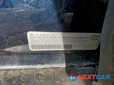 Zdjęcie 12 z 12 samochodu: 2008 AUDI A6 3.2 QUATTRO VIN:WAUDH74F58N034626 - miniatura