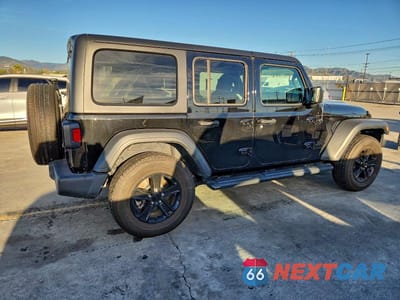 Trzecie zdjęcie samochodu z tyłu: 2023 JEEP WRANGLER SPORT VIN:1C4HJXDG3PW582084 - miniatura