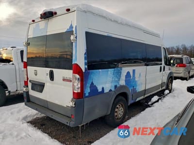 Trzecie zdjęcie samochodu z tyłu: 2016 RAM PROMASTER 3500 3500 HIGH VIN:3C6URVUG6GE134273 - miniatura