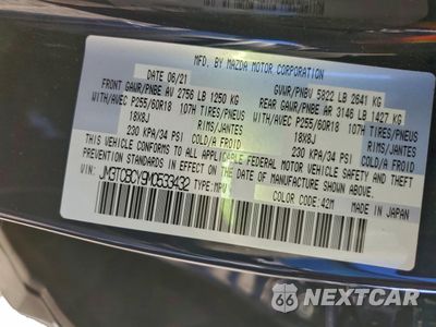 Zdjęcie 14 z 14 samochodu: 2021 MAZDA CX-9 TOURING VIN:JM3TCBCY9M0533432 - miniatura