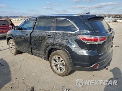 Drugie zdjęcie samochodu z przodu: 2014 TOYOTA HIGHLANDER XLE VIN:5TDKKRFH8ES023602 - miniatura