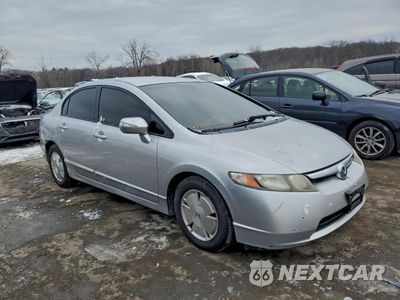 Czwarte zdjęcie samochodu z boku: 2007 HONDA CIVIC HYBRID VIN:JHMFA36267S032076 - miniatura
