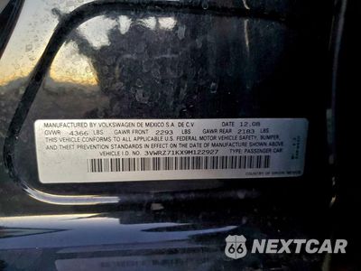 Zdjęcie 12 z 14 samochodu: 2009 VOLKSWAGEN JETTA SE VIN:3VWRZ71KX9M122927 - miniatura