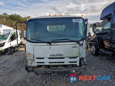 Piąte zdjęcie samochodu w środku: 2013 ISUZU NPR HD FLATBED TRUCK VIN:JALC4W169D7000999 - miniatura
