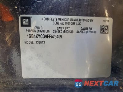 Zdjęcie 12 z 12 samochodu: 2015 CHEVROLET SILVERADO K3500 VIN:1GB4KYCG9FF525409 - miniatura