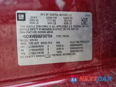 Zdjęcie 12 z 12 samochodu: 2016 CHEVROLET SILVERADO K2500 HEAVY DUTY LT VIN:1GC1KVEG8GF307764 - miniatura