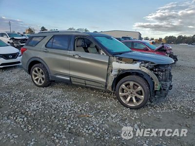 Czwarte zdjęcie samochodu z boku: 2020 FORD EXPLORER PLATINUM VIN:1FM5K8HC5LGC10260 - miniatura