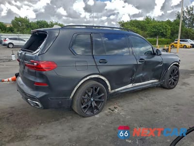 Trzecie zdjęcie samochodu z tyłu: 2019 BMW X7 XDRIVE40I VIN:5UXCW2C57KL084722 - miniatura