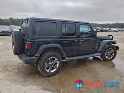 Trzecie zdjęcie samochodu z tyłu: 2018 JEEP WRANGLER UNLIMITED SAHARA VIN:1C4HJXEG6JW317603 - miniatura