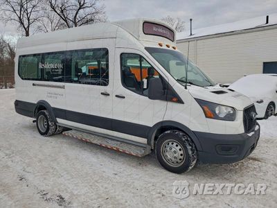 Czwarte zdjęcie samochodu z boku: 2023 FORD TRANSIT T-350 HD VIN:1FBVU4X86PKA42933 - miniatura