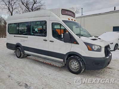 Czwarte zdjęcie samochodu z boku: 2023 FORD TRANSIT T-350 HD VIN:1FBVU4X86PKA42933 - miniatura