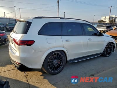Trzecie zdjęcie samochodu z tyłu: 2021 MERCEDES-BENZ GLS 63 AMG 4MATIC VIN:4JGFF8KE3MA402977 - miniatura