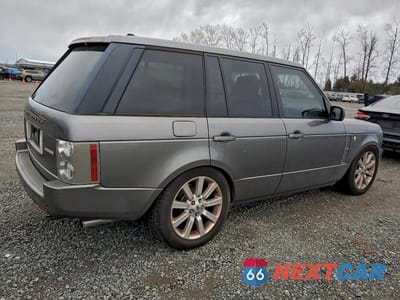 Trzecie zdjęcie samochodu z tyłu: 2008 LAND ROVER RANGE ROVER SUPERCHARGED VIN:SALMF13458A284955 - miniatura
