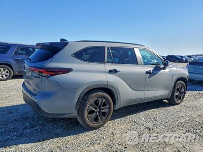 Trzecie zdjęcie samochodu z tyłu: 2024 TOYOTA HIGHLANDER HYBRID XLE VIN:5TDKARAH5RS537844 - miniatura