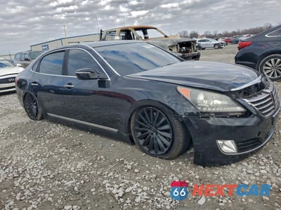 Czwarte zdjęcie samochodu z boku: 2015 HYUNDAI EQUUS SIGNATURE VIN:KMHGH4JH3FU093323 - miniatura