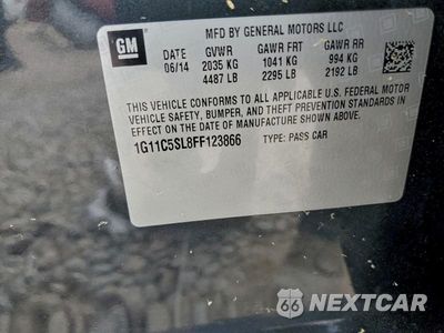 Zdjęcie 13 z 13 samochodu: 2015 CHEVROLET MALIBU 1LT VIN:1G11C5SL8FF123866 - miniatura