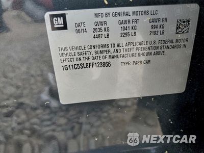 Zdjęcie 13 z 14 samochodu: 2015 CHEVROLET MALIBU 1LT VIN:1G11C5SL8FF123866 - miniatura