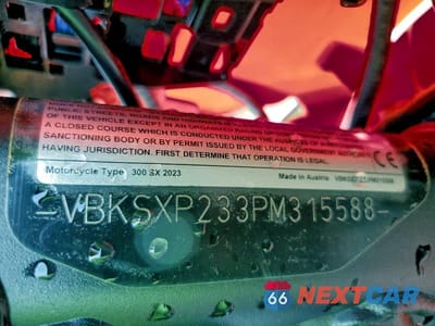 Zdjęcie 8 z 8 samochodu: 2023 KTM 300 SX VIN:VBKSXP233PM315588 - miniatura