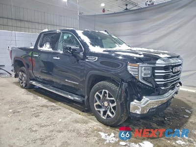Czwarte zdjęcie samochodu z boku: 2025 GMC SIERRA K1500 SLT VIN:1GTUUDED9SZ281223 - miniatura