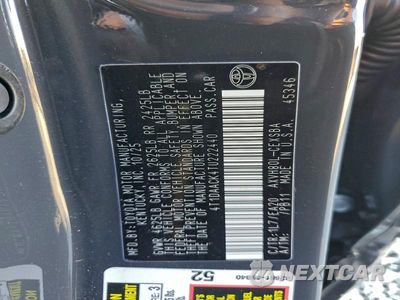 Zdjęcie 13 z 13 samochodu: 2026 TOYOTA CAMRY XSE VIN:4T1DAACK4TU222440 - miniatura