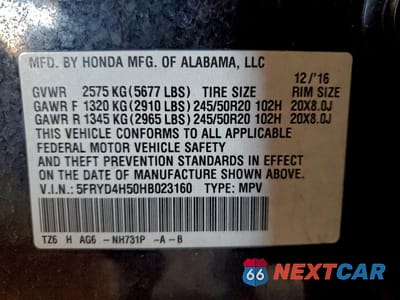 Zdjęcie 13 z 15 samochodu: 2017 ACURA MDX TECHNOLOGY VIN:5FRYD4H50HB023160 - miniatura