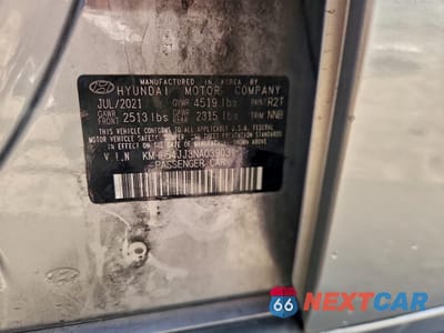 Zdjęcie 12 z 12 samochodu: 2022 HYUNDAI SONATA HYBRID VIN:KMHL54JJ3NA039031 - miniatura