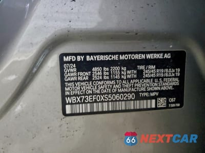 Zdjęcie 13 z 14 samochodu: 2025 BMW X1 XDRIVE28I VIN:WBX73EF0XS5060290 - miniatura