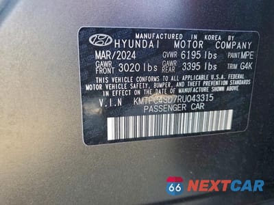 Zdjęcie 13 z 13 samochodu: 2024 GENESIS G90 VIN:KMTFC4SD7RU043315 - miniatura