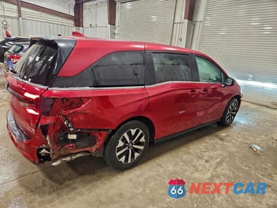 Trzecie zdjęcie samochodu z tyłu: 2025 HONDA ODYSSEY EXL VIN:5FNRL6H66SB001524 - miniatura