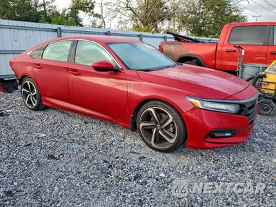 Czwarte zdjęcie samochodu z boku: 2020 HONDA ACCORD SPORT VIN:1HGCV1F34LA004803 - miniatura