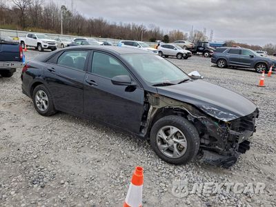 Czwarte zdjęcie samochodu z boku: 2023 HYUNDAI ELANTRA SE VIN:5NPLL4AG3PH102557 - miniatura