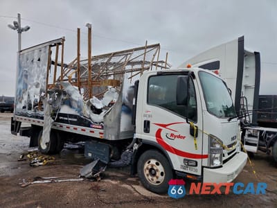 Czwarte zdjęcie samochodu z boku: 2018 ISUZU NPR BOX TRUCK VIN:JALC4W169J7009780 - miniatura