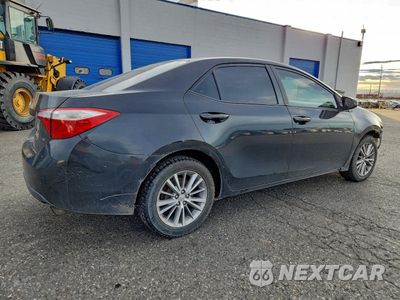Trzecie zdjęcie samochodu z tyłu: 2014 TOYOTA COROLLA L VIN:5YFBURHE4EP038006 - miniatura