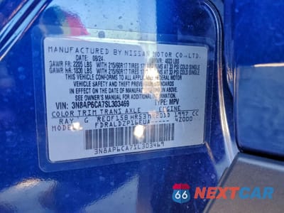 Zdjęcie 14 z 15 samochodu: 2025 NISSAN KICKS SV VIN:3N8AP6CA7SL303469 - miniatura