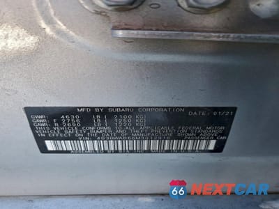 Zdjęcie 13 z 14 samochodu: 2021 SUBARU LEGACY VIN:4S3BWAB66M3012916 - miniatura