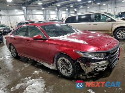 Czwarte zdjęcie samochodu z boku: 2018 HONDA ACCORD VIN:1HGCV1F52JA123674 - miniatura
