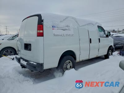 Trzecie zdjęcie samochodu z tyłu: 2014 CHEVROLET EXPRESS G3500 VIN:1GCZGTCA4E1132690 - miniatura
