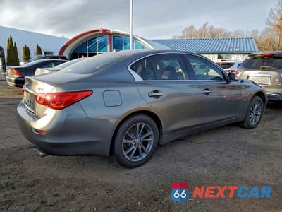 Trzecie zdjęcie samochodu z tyłu: 2017 INFINITI Q50 PREMIUM VIN:JN1EV7AR8HM838524 - miniatura