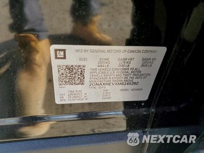 Zdjęcie 13 z 13 samochodu: 2021 CHEVROLET EQUINOX LS VIN:2GNAXHEVXM6145392 - miniatura