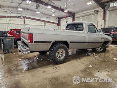 Trzecie zdjęcie samochodu z tyłu: 1991 DODGE D-SERIES D150 VIN:1B7HE16Y9MS349756 - miniatura
