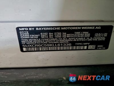 Zdjęcie 14 z 14 samochodu: 2019 BMW X5 XDRIVE40I VIN:5UXCR6C59KLL61336 - miniatura