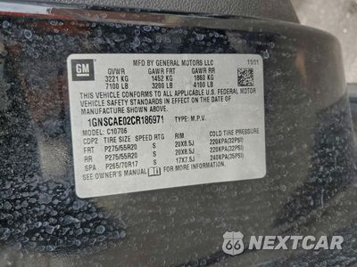 Zdjęcie 13 z 15 samochodu: 2012 CHEVROLET TAHOE C1500 LS VIN:1GNSCAE02CR186971 - miniatura
