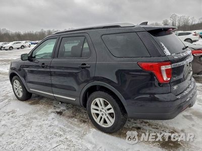 Drugie zdjęcie samochodu z przodu: 2019 FORD EXPLORER XLT VIN:1FM5K8D85KGA85745 - miniatura